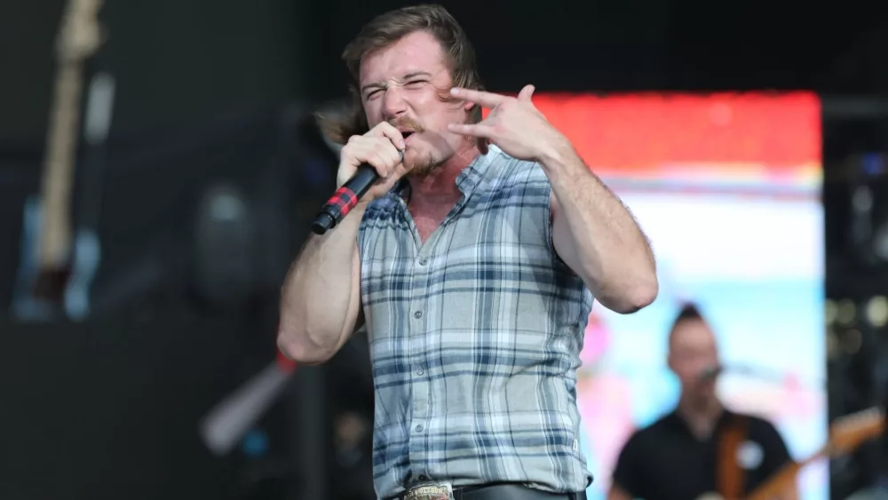 Morgan Wallen performs in concert during the "Can't Say I Ain't Country" Tour on July 20^ 2019 at Northwell Health at Jones Beach Theater in Wantagh^ New York.