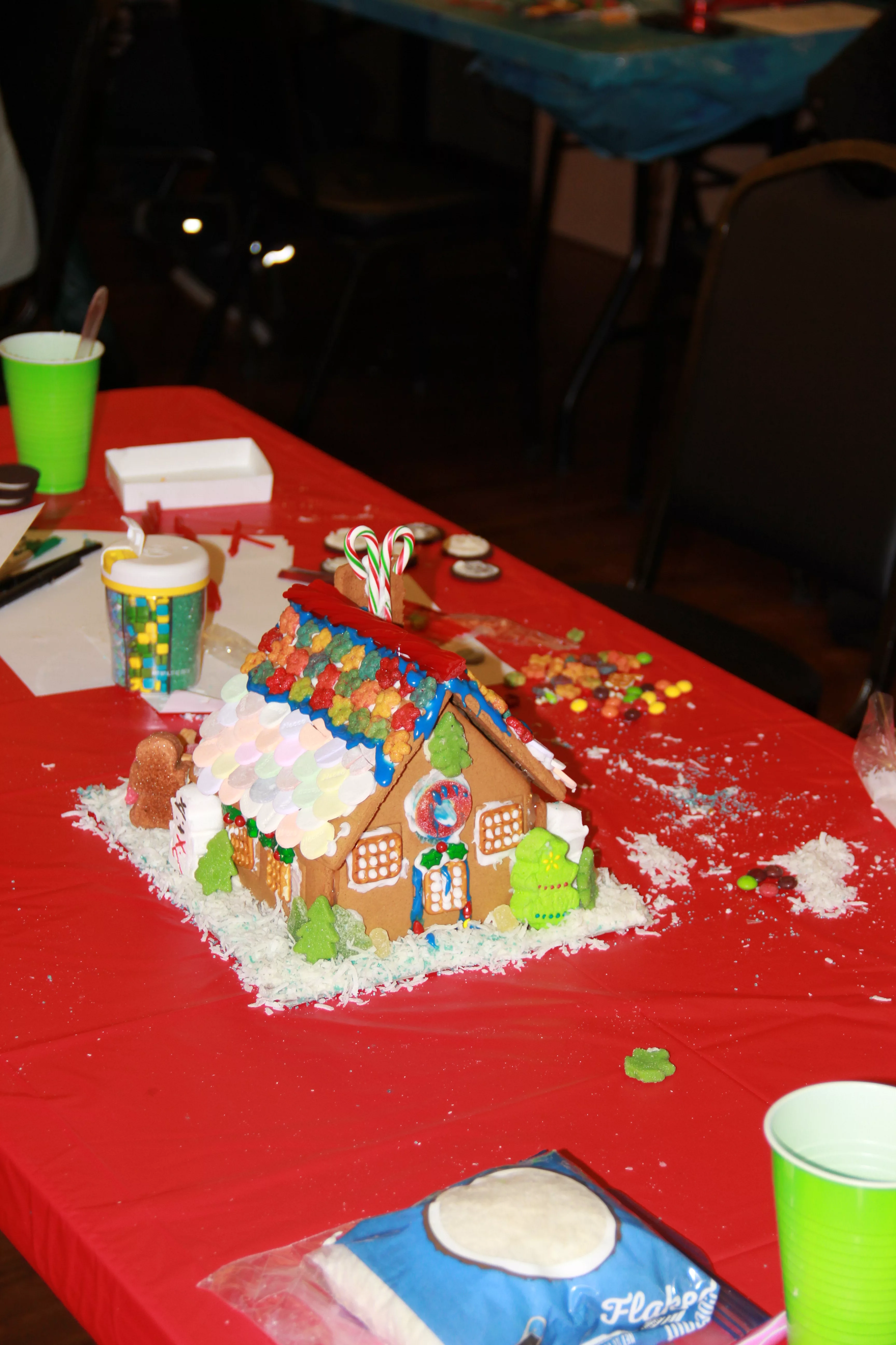 Gingerbread Decorating at the Senior Center, Meta Hughes – Pinewood Photography.