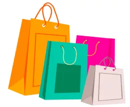 Shopping bag graphic