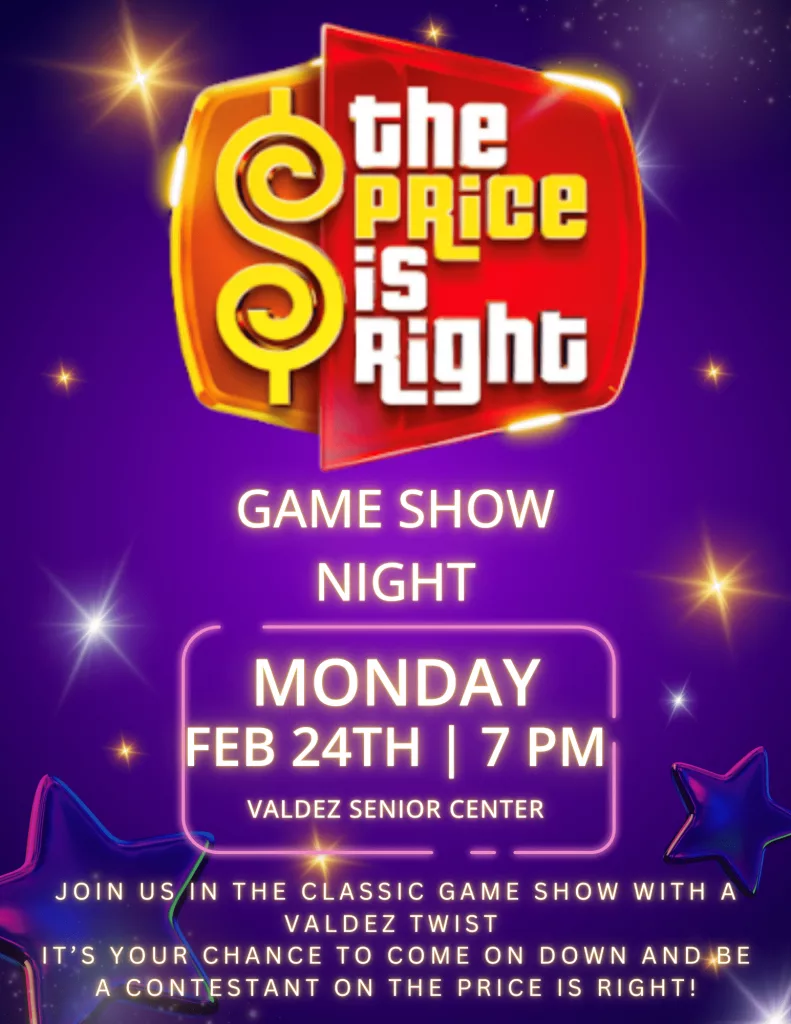 Valdez-Senior-Center Price Is Right flyer