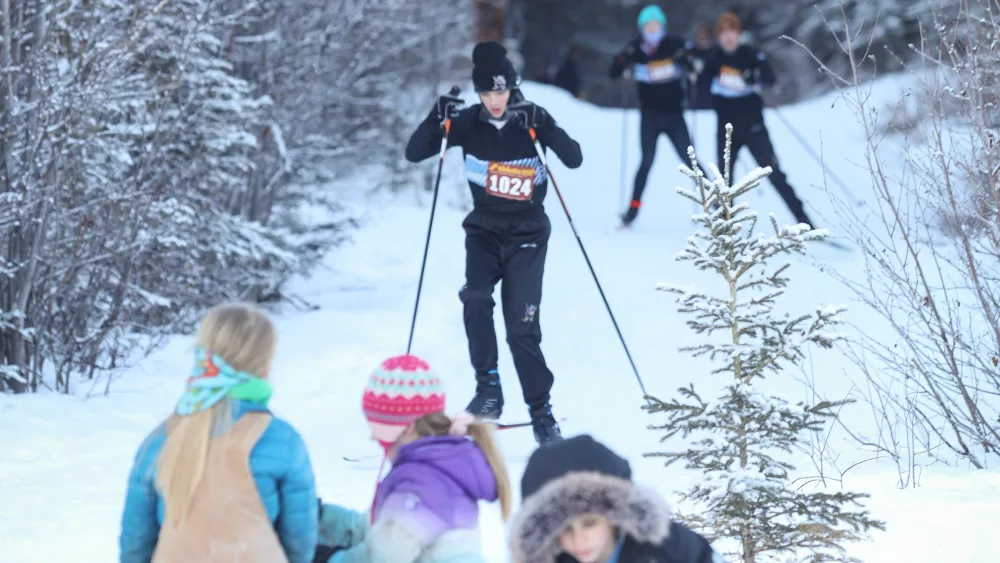 Valdez Nordic Ski at Glennallen Meet, Jan 2025