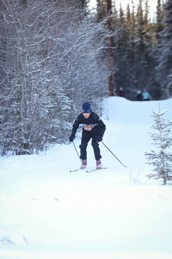 Valdez Nordic Ski at Glennallen Meet, Jan 2025