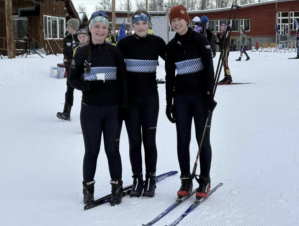 Valdez Nordic Ski Team at the ASAA State Competition