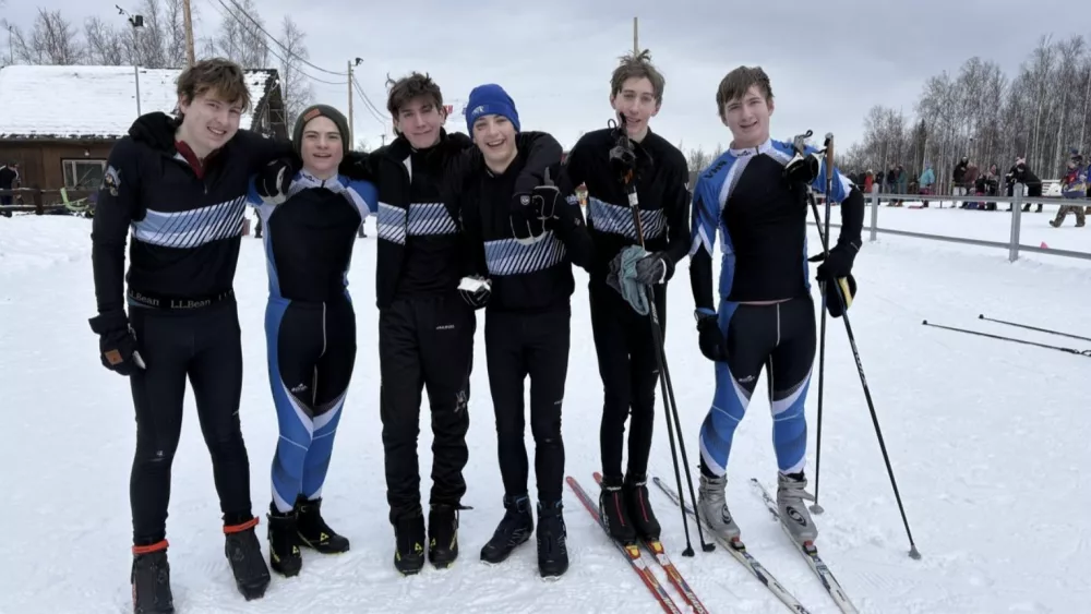 Valdez Nordic Ski Team at the ASAA State Competition