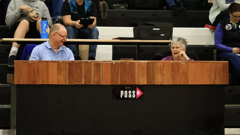 Delores Gard at a School Board Meeting