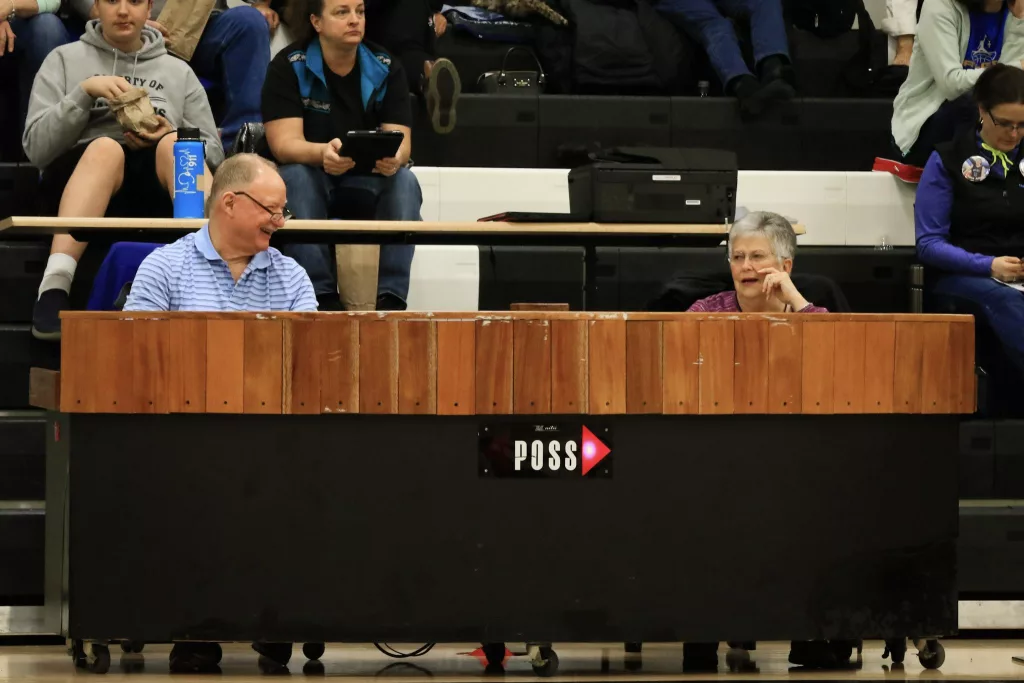 Delores Gard at a School Board Meeting