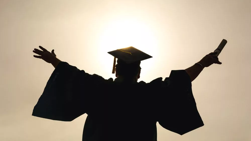 Graduate silhouette