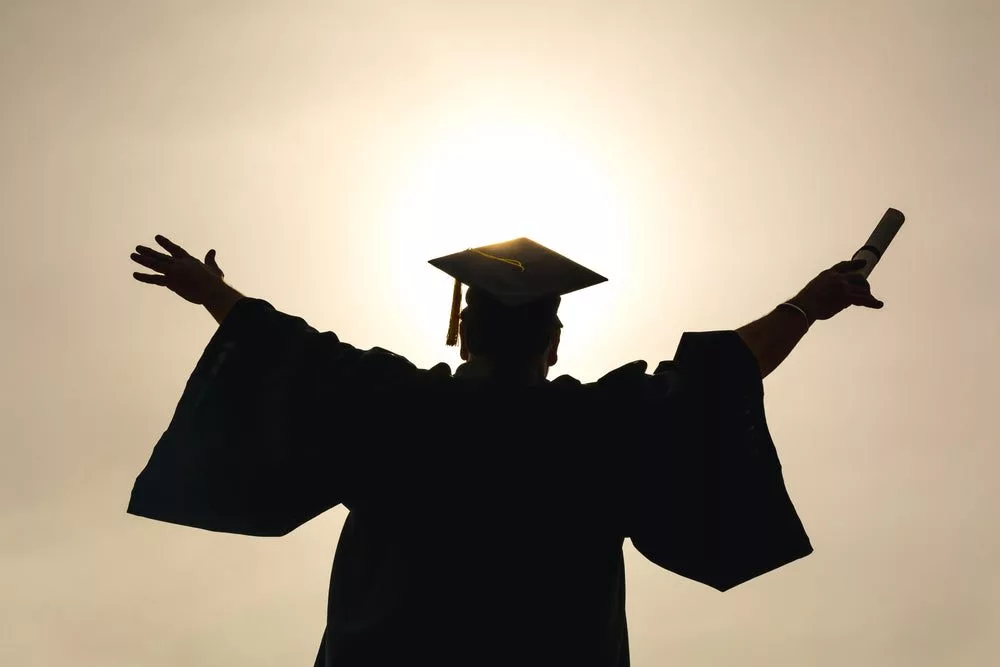 Graduate silhouette
