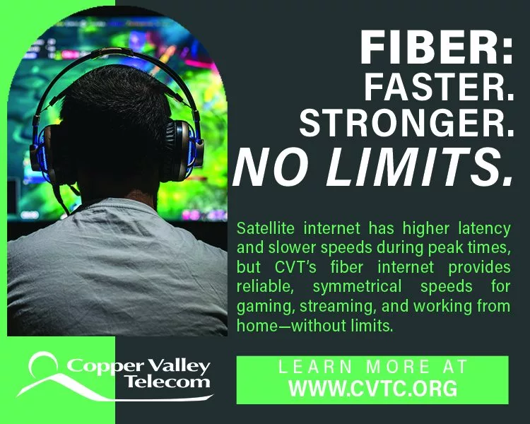 Fiber is faster with Copper Valley Telecom