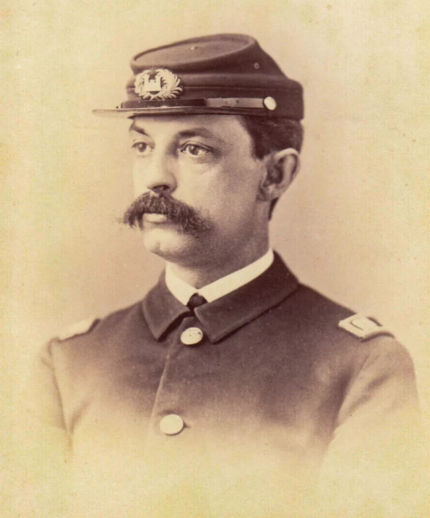 Charles Walker Raymond poses during his service as a member of the U.S. Army Corps of Engineers. Public domain photo.