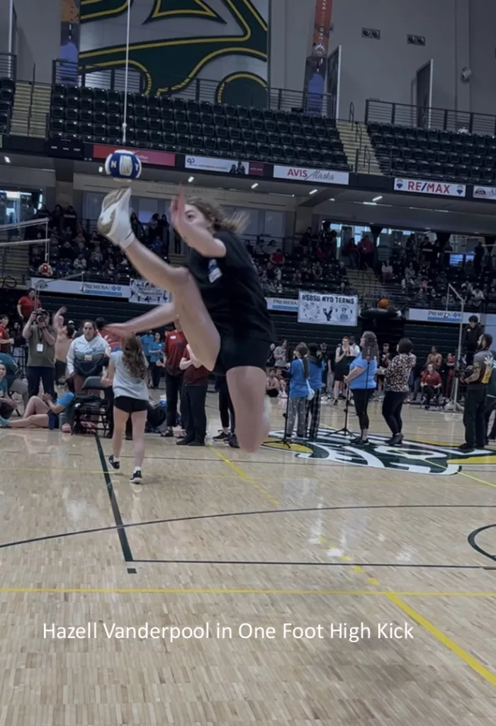Hazell Vanderpool in One Foot High Kick, NYO 2025