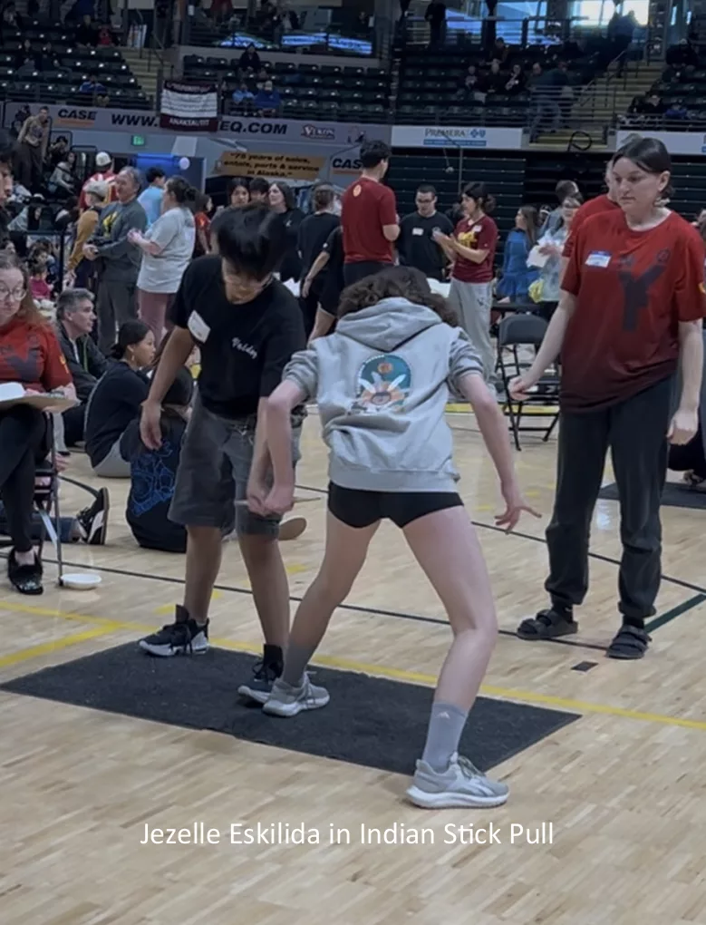 Jezelle Eskilida in Indian Stick Pull, NYO 2025