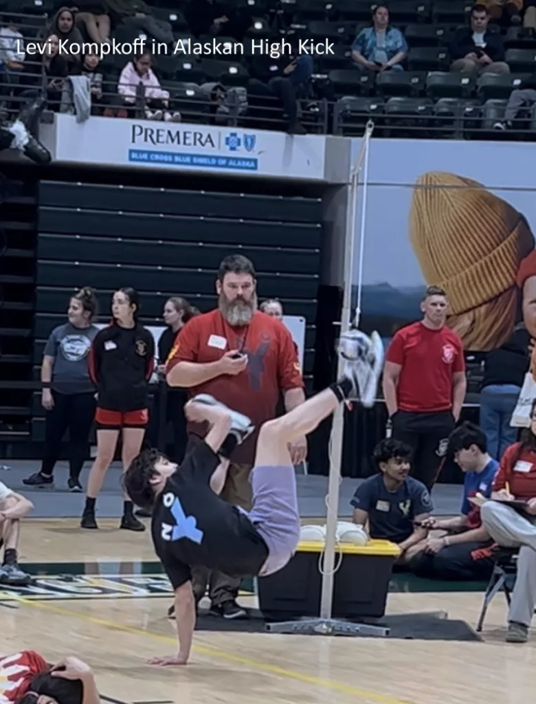 Levi Kompkoff in Alaskan High Kick, NYO 2025