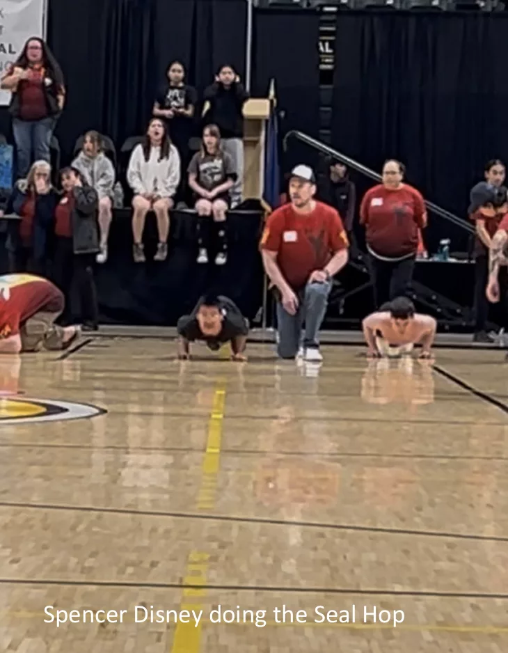 Spencer Disney doing the Seal Hop, NYO 2025