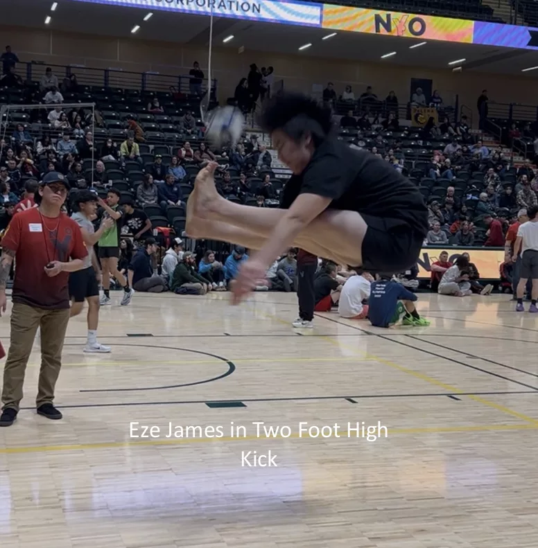 Eze James in Two Foot High Kick, NYO 2025