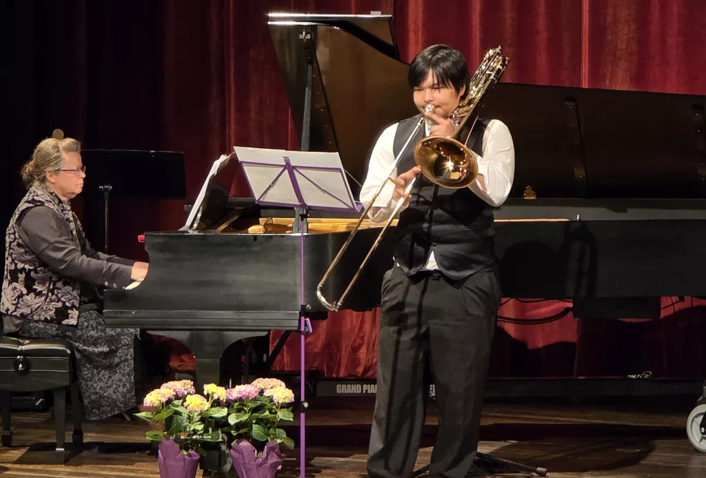 Ezekiel James with solo Tuesday at the Spring Concert 2025