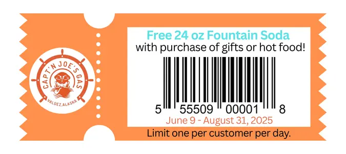 Capt'n Joe's soda coupon