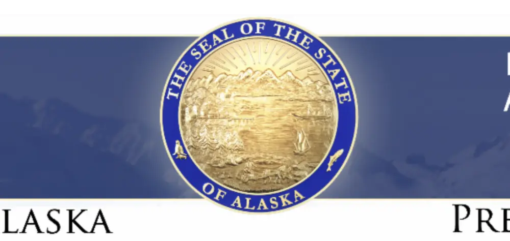 Alaska Dept of Administration Header, Commissioner Paula Vrana