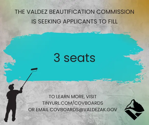 City of Valdez Beautification Commission openings