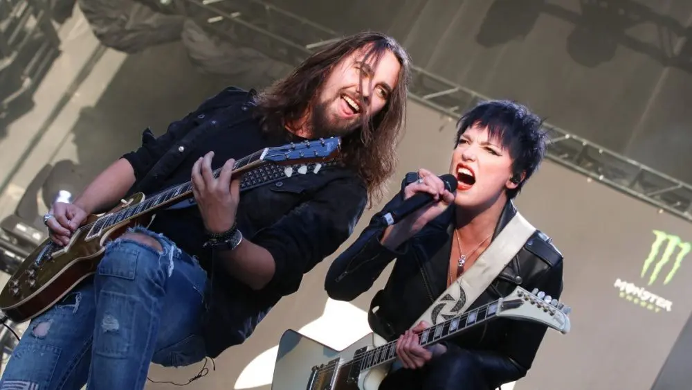 Halestorm performs at the Aftershock music festival. Sacramento^ California USA - 10-22-2017