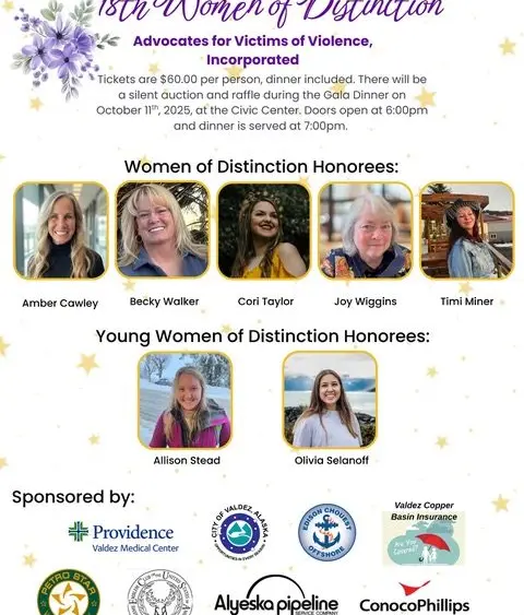 Women of Distinction flyer 2025