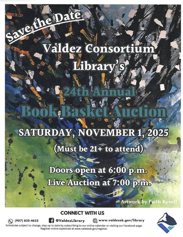 Book Basket Auction Flyer 2025