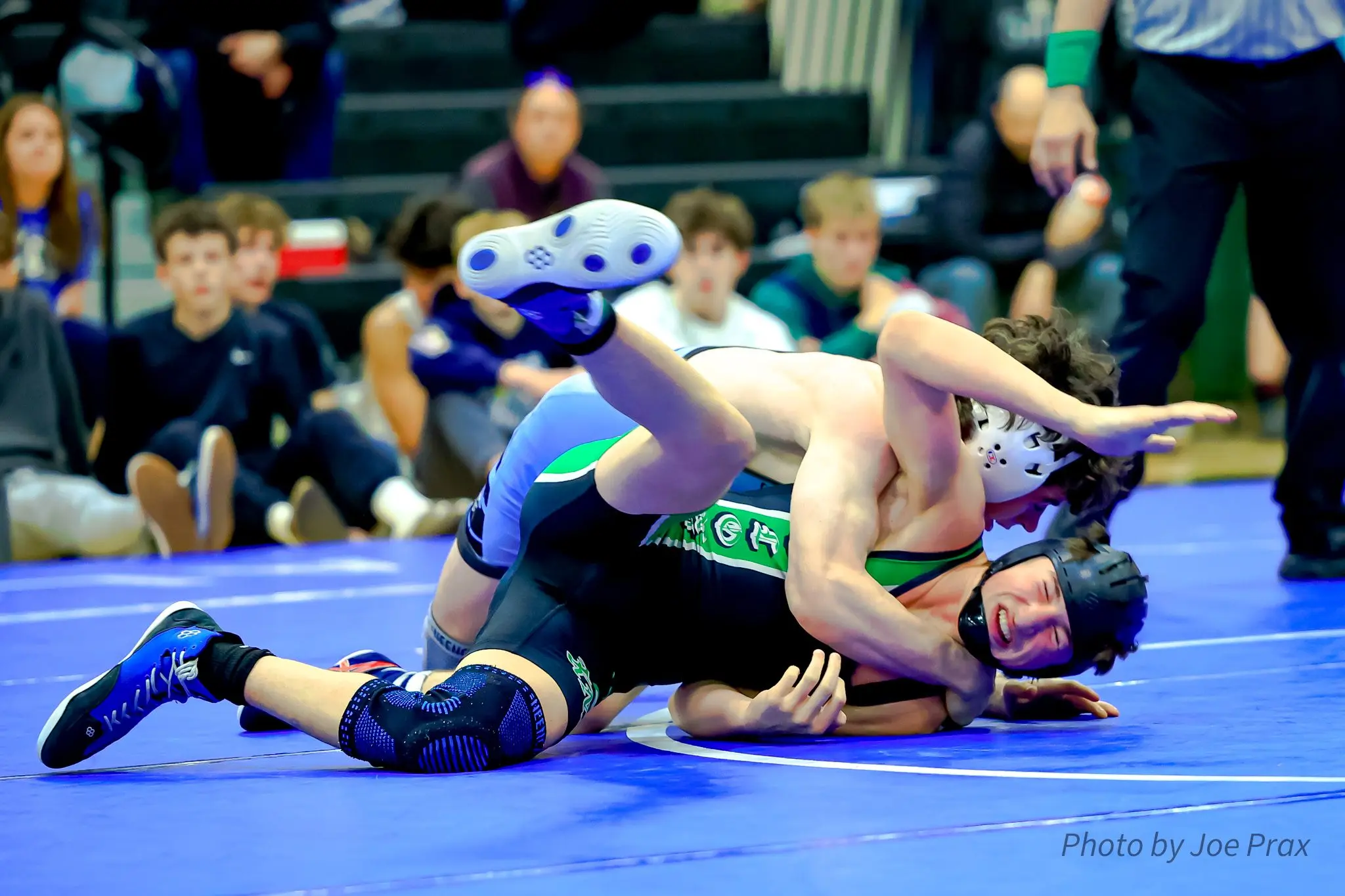VHS Wrestling Snow Town, Photo of wrestlers by Joe Prax