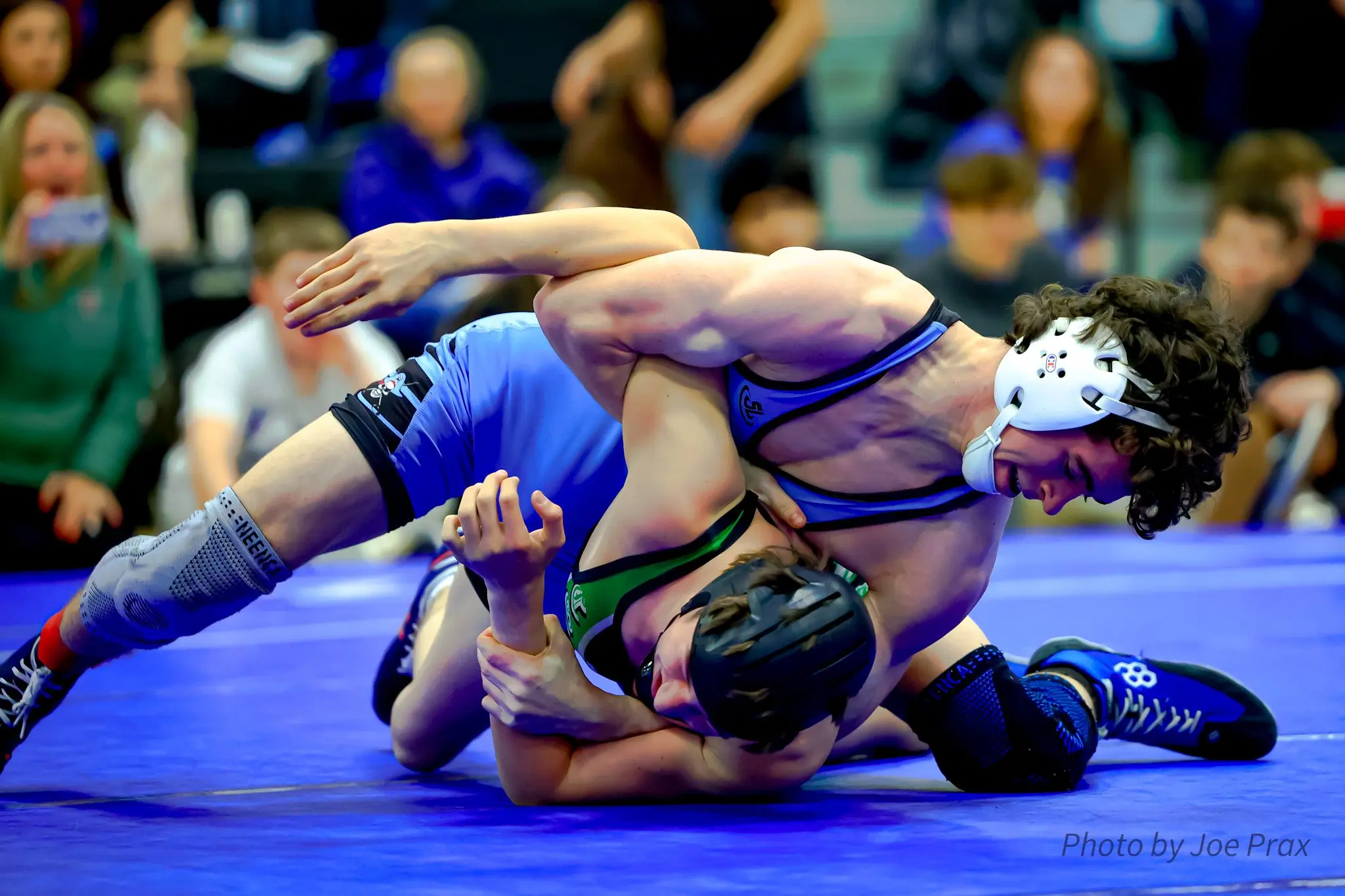 VHS Wrestling Snow Town, Photo of wrestlers by Joe Prax