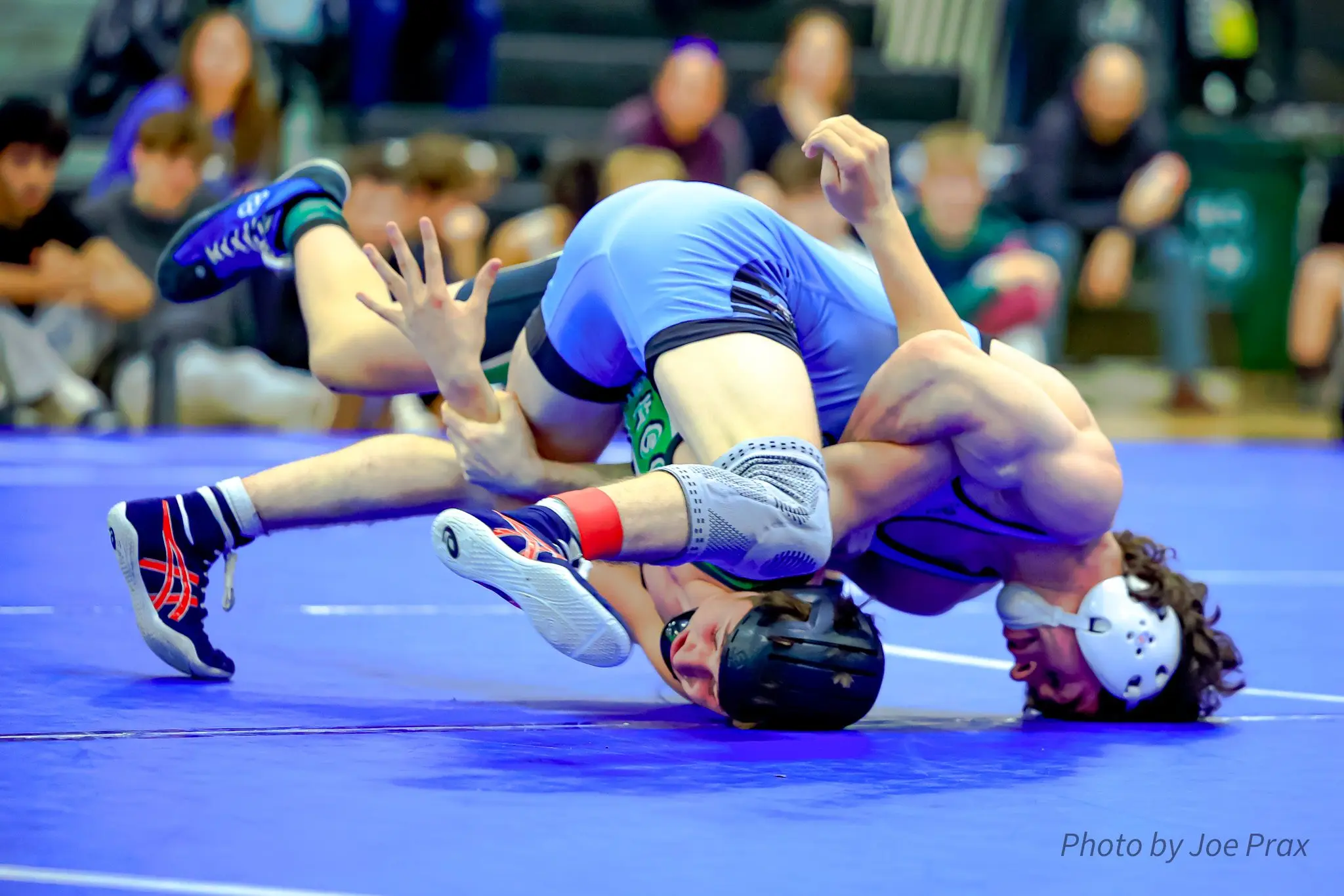 VHS Wrestling Snow Town, Photo of wrestlers by Joe Prax