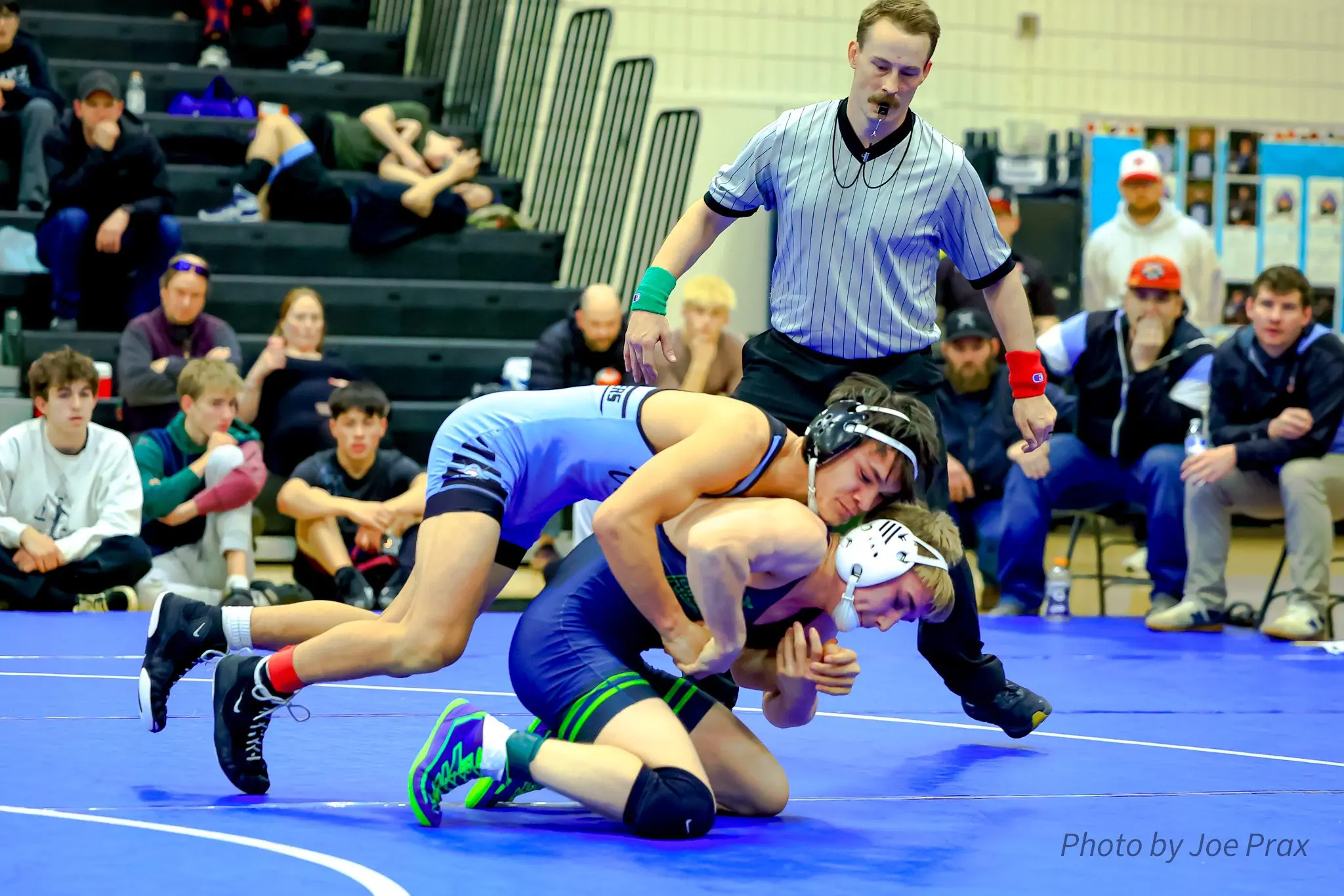 VHS Wrestling Snow Town, Photo of wrestlers by Joe Prax