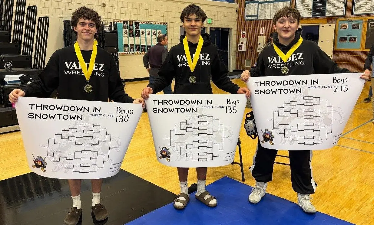 Throwdown in Snowtown - Kaden VanBuskirk, Logan Beck and Julian Crater - Photo Courtesy Regina Blood