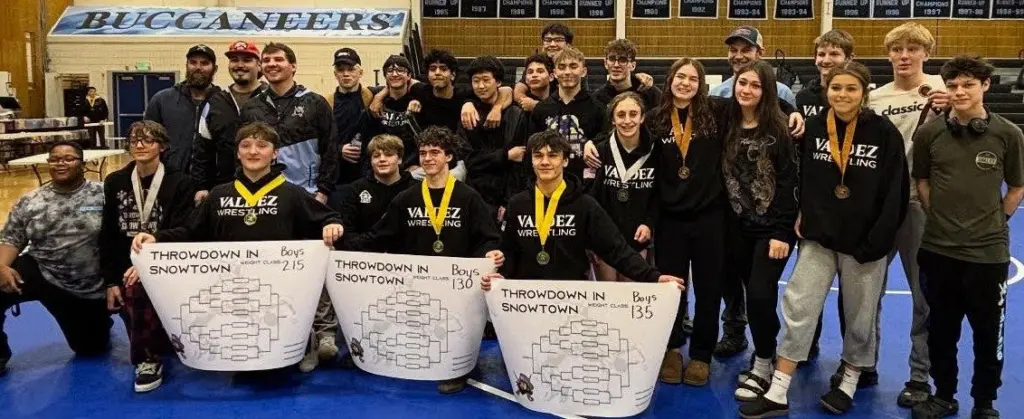 VHS Wrestling team 2025, Photo by Regina Blood