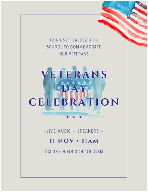 VHS Veterans’ Day Assembly