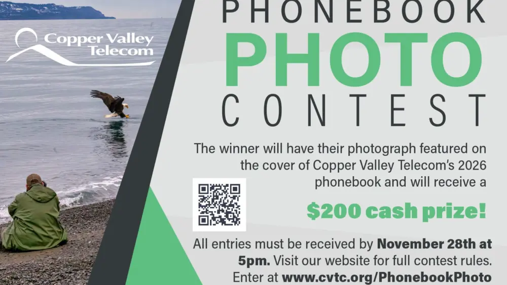 Copper Valley Telecom phonebook photo contest