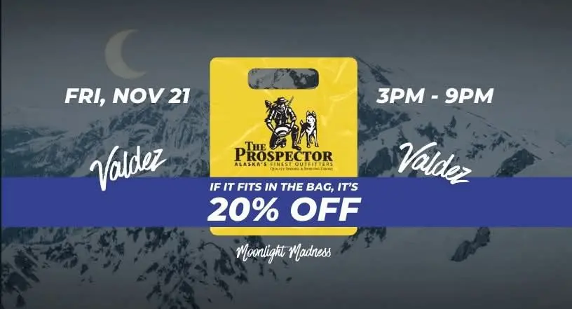 Prospector Bag It Sale- 20% off everything that fits in a Prospector bag