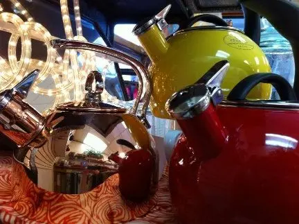 Teapots at A Rogue's Garden