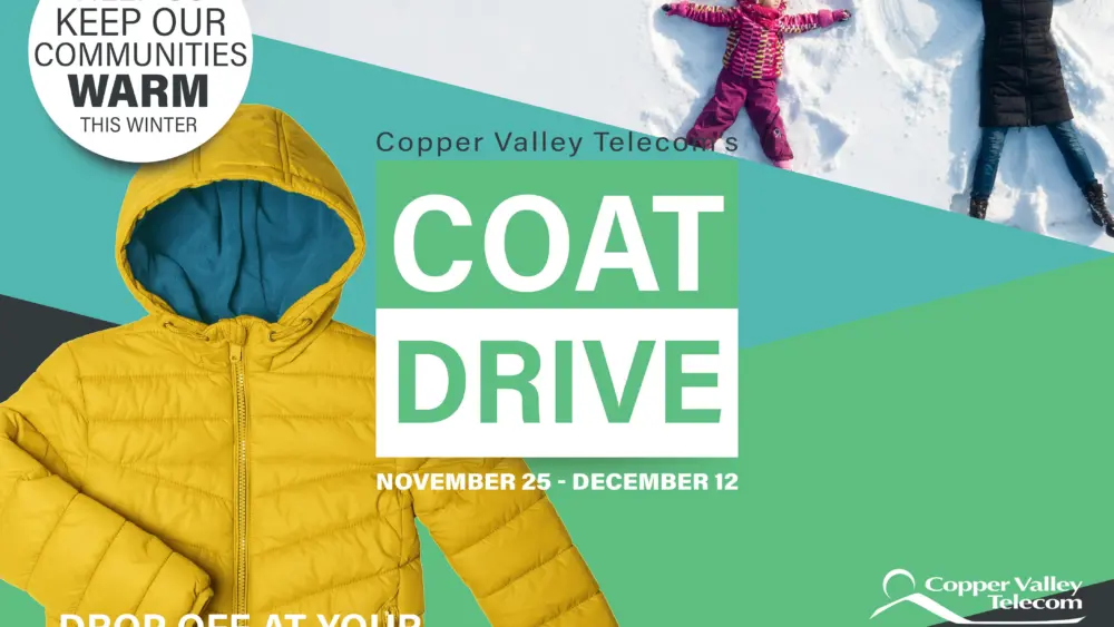 Copper Valley Telecom Coat Drive