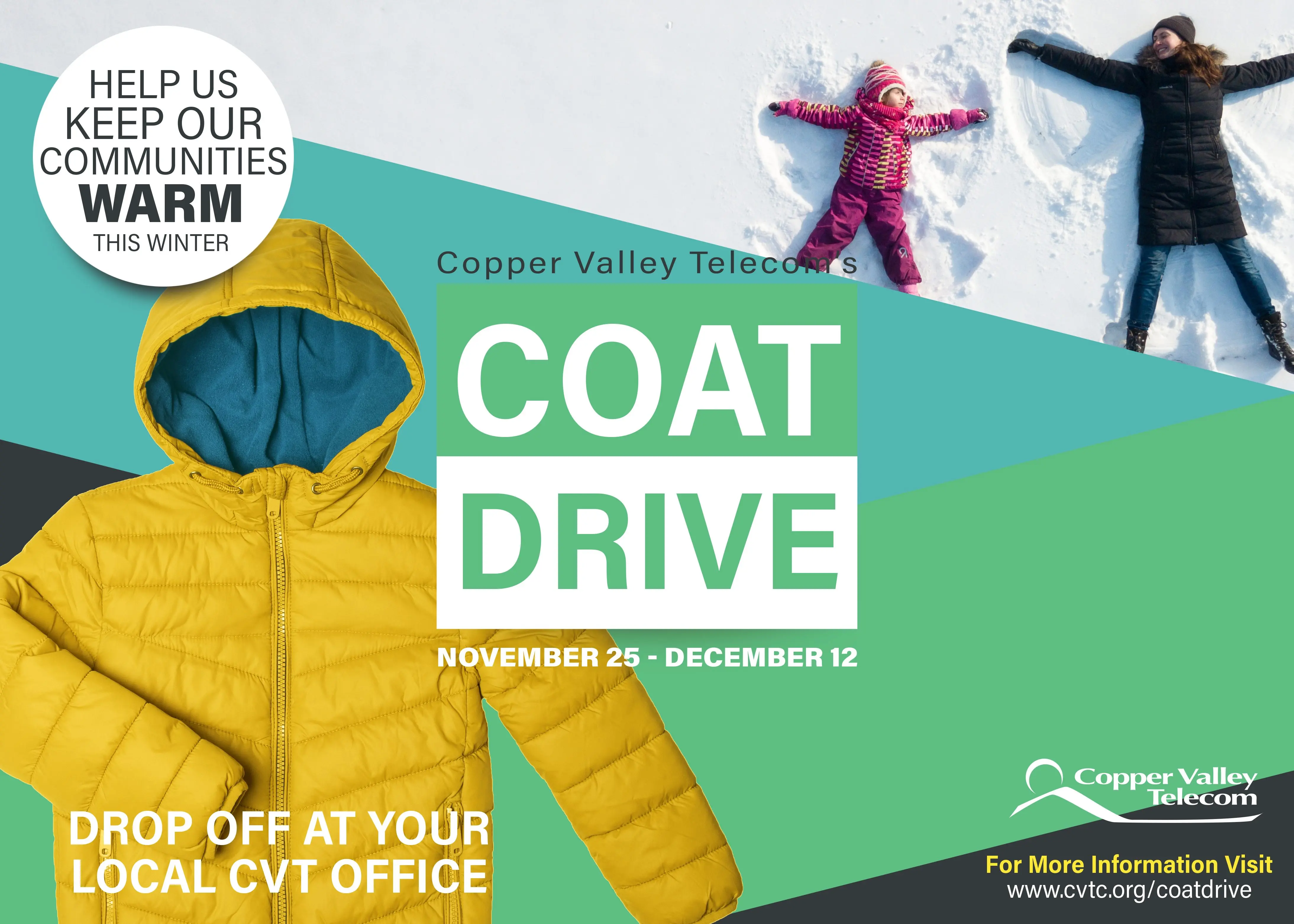 Copper Valley Telecom Coat Drive