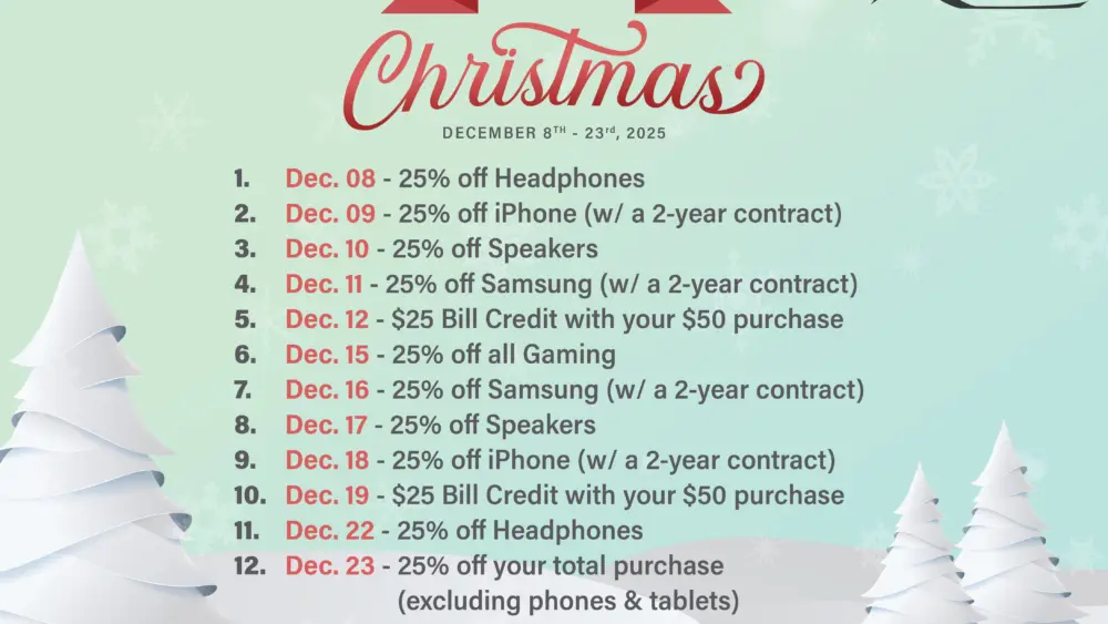 Copper Valley Telecom 12 days of Christmas