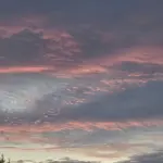 Winter sunrise, by Bonnie Woods: Winter sunrise