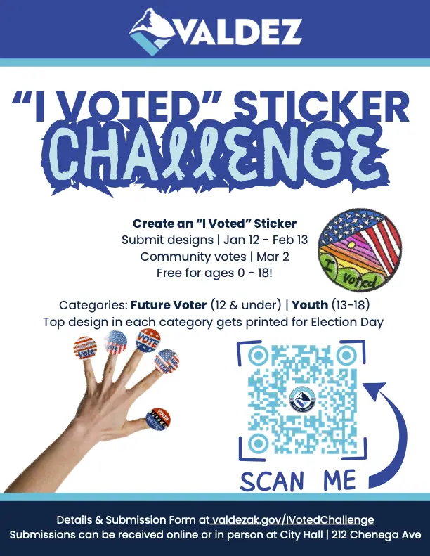  I Voted Sticker Challenge FLYER