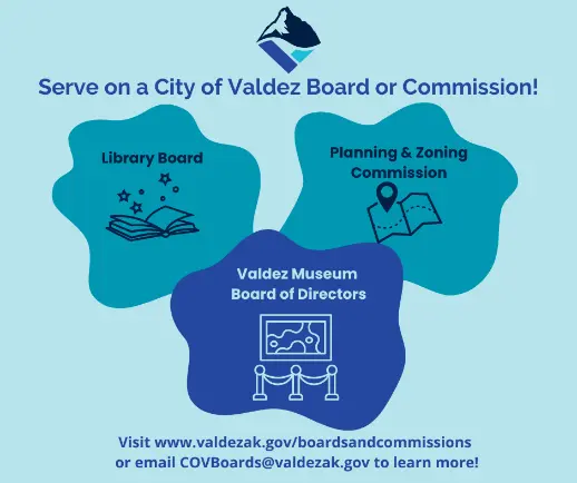 Serve on a Valdez Board or Commission