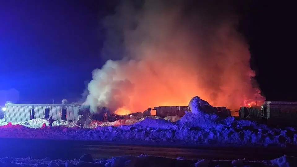 Fire at the Valdez mancamp Kitchen, February 7, 2026