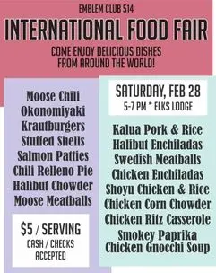 Emblem Club 514 International Food Fair