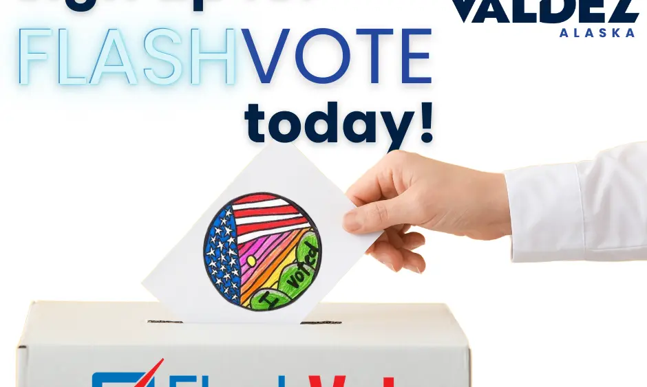 Sign up for FLASHVOTE to vote for your favorite “I Voted” Sticker Mar 2-4!! Learn more & subscribe for voting link