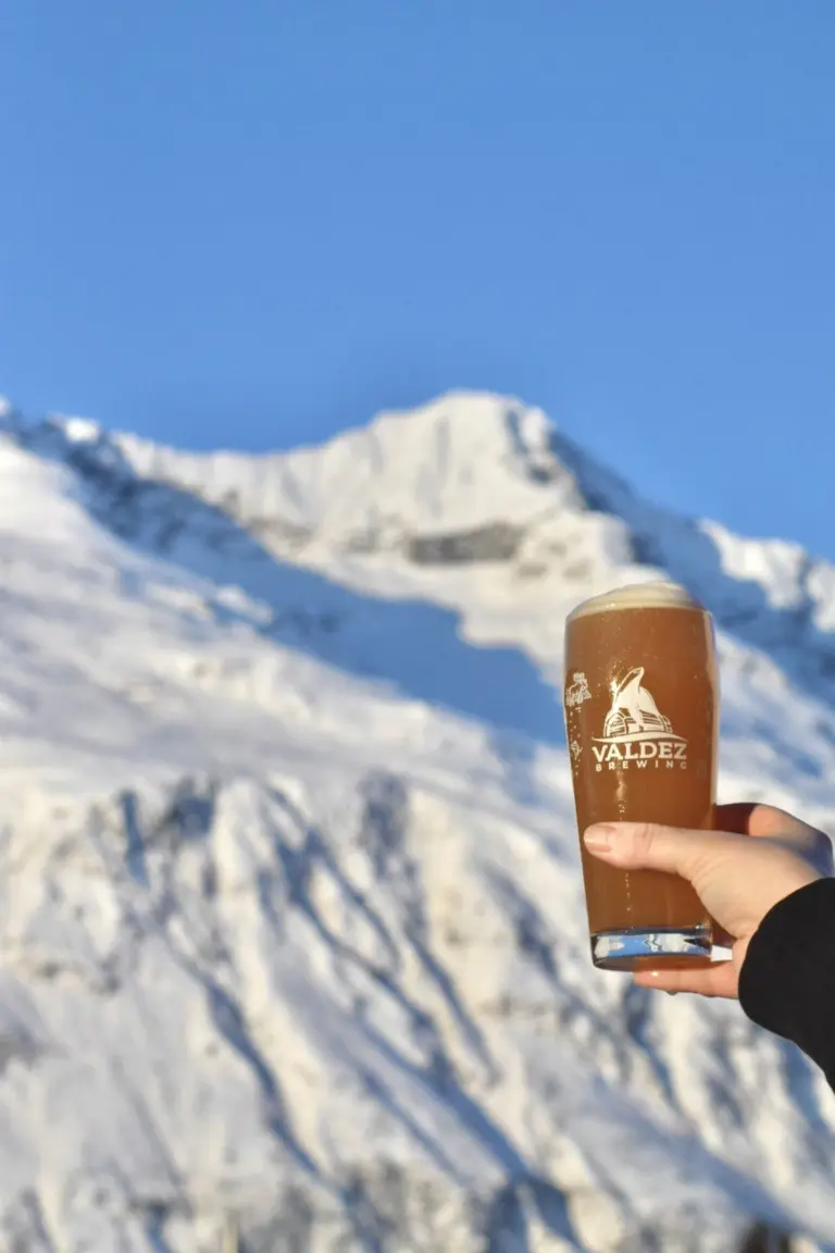 beer-sunny-snowy-mountains