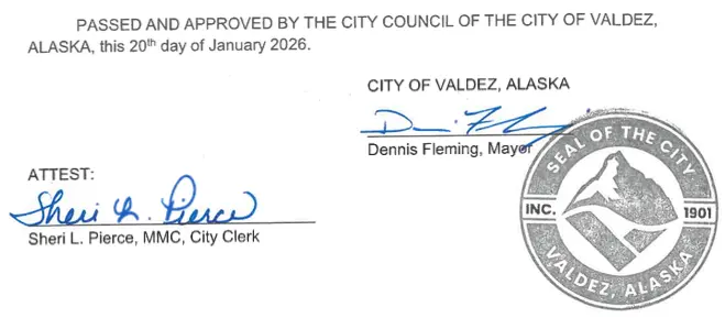 Resolution 26-09 signature