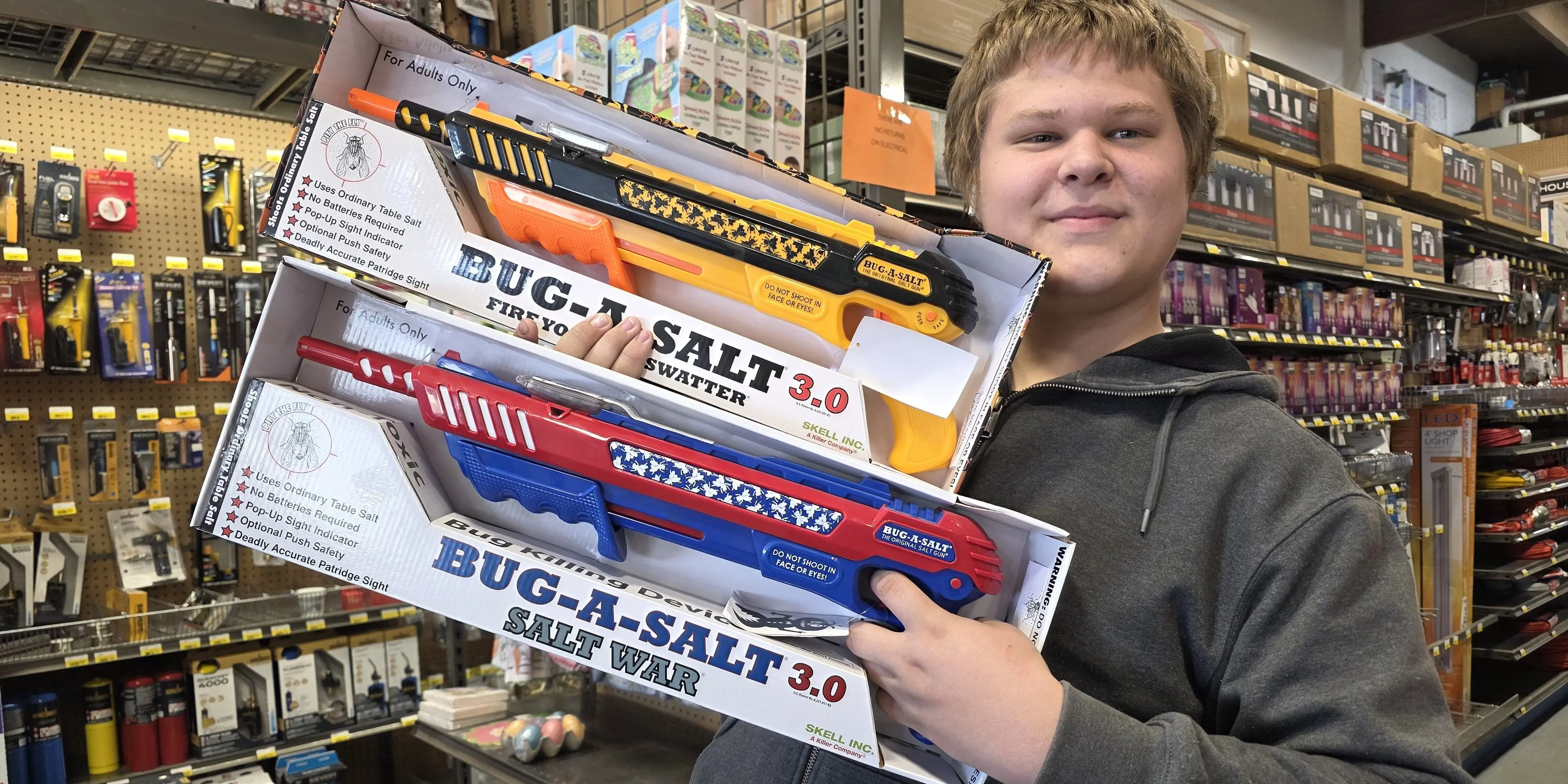 South Central Hardware Bug-A-Salt Guns
