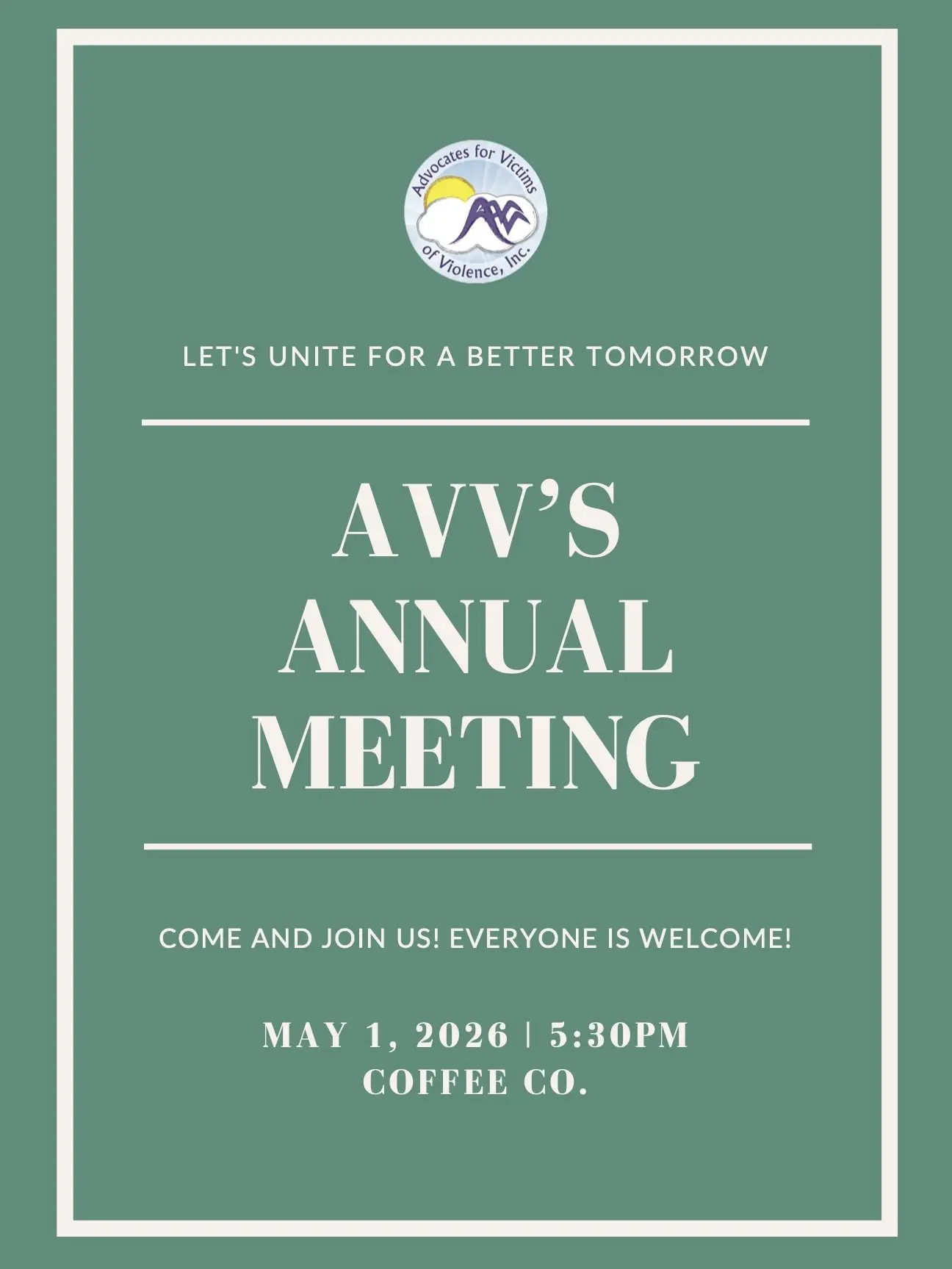 AVV Annual Meeting 2026