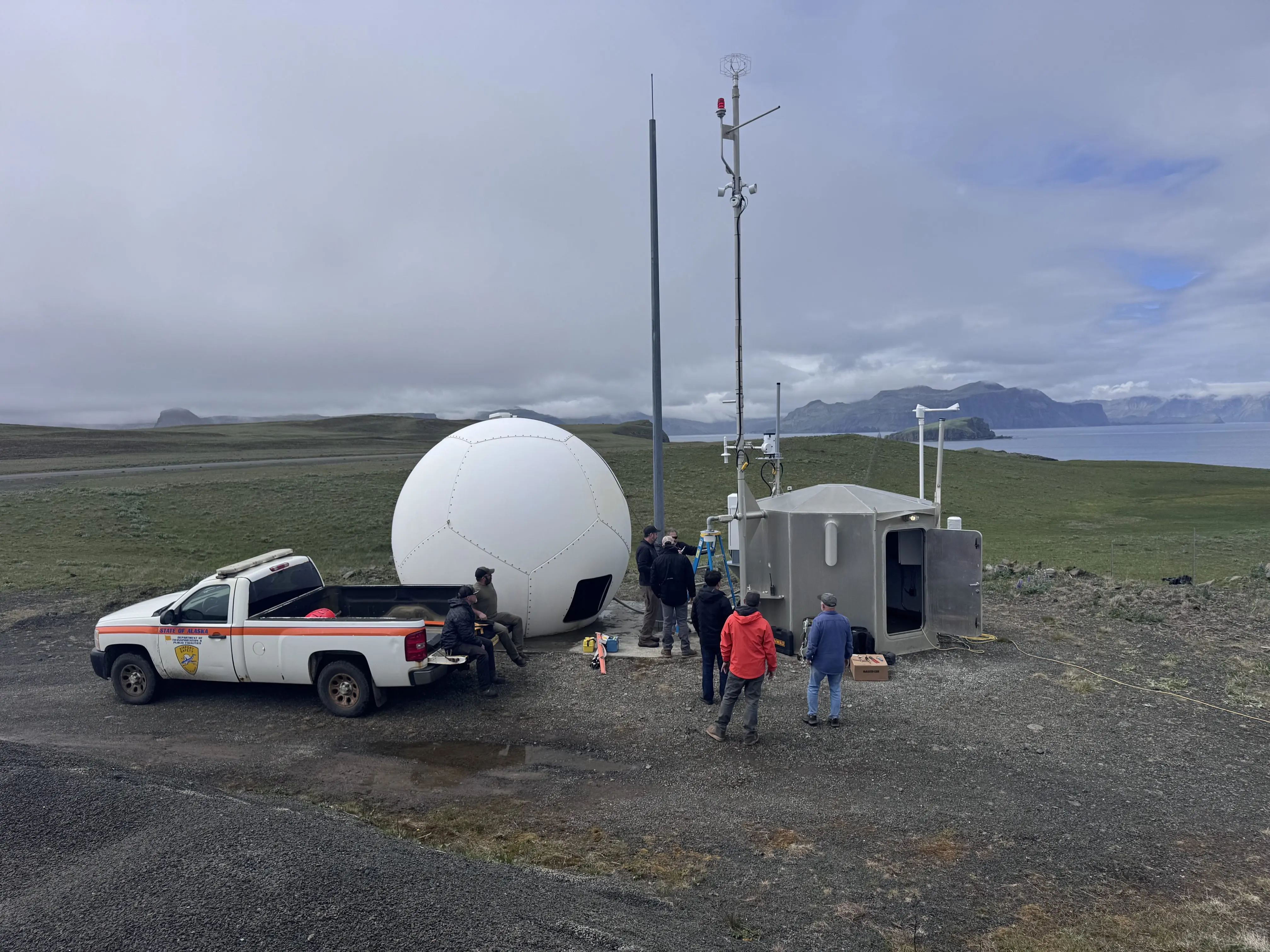 new Automated Weather Observing System (AWOS)